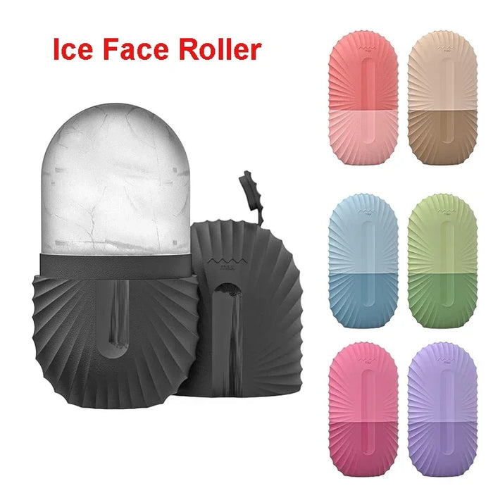 Rodillo de Hielo Facial · Frescor al Instante
